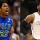 Sherwood Brown (Elsa/Getty Images); LeBron James (Gary Bogdon/Getty Images)